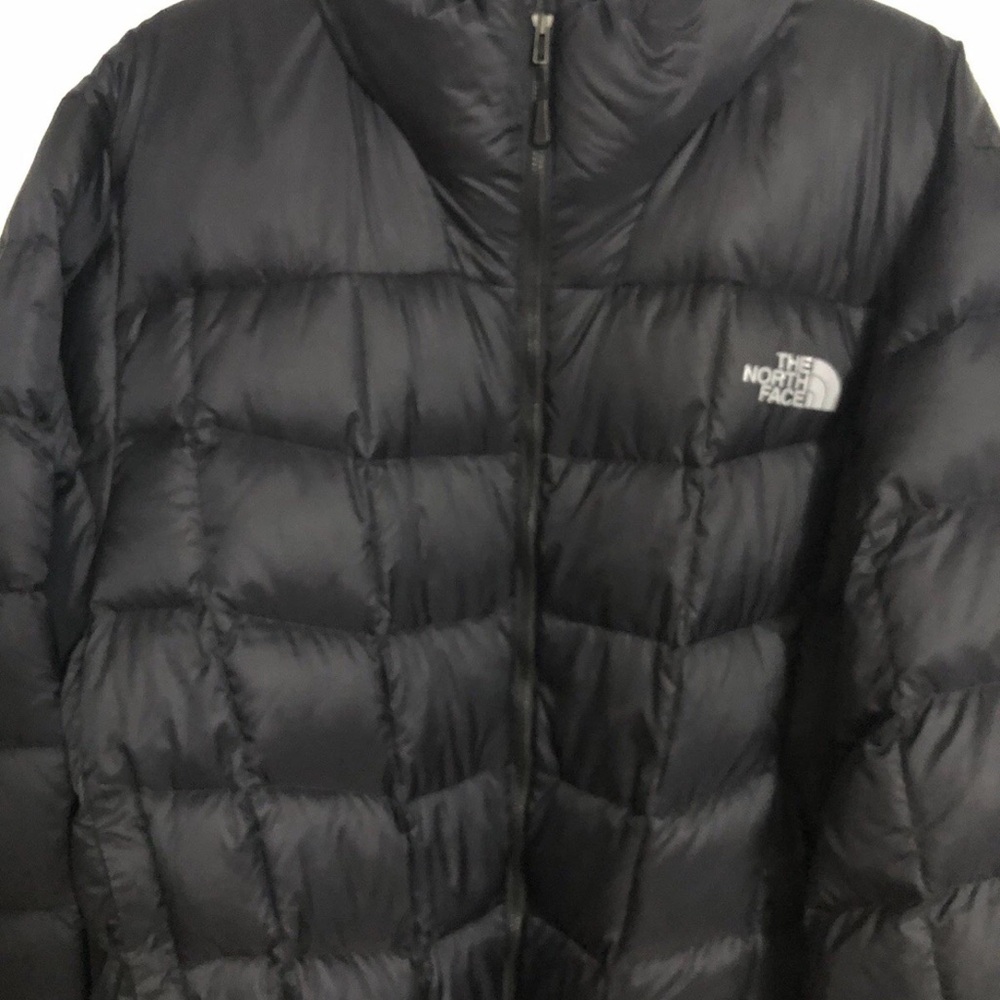 NORTH FACE 800 PRO SERIES DOWN JACKET MENS XL PTP 25 HEM 27 BLACK NICE 800 - Picture 4 of 16